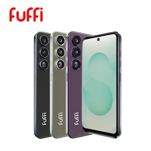 FUFFI fashionable smart phone with a 6.56-inch screen, a quad-core processor, 3GB RAM, 32GB ROM, 2MP camera, a 3100 mAh battery, global 4G network dual SIM dual standby, metal integrated frame, and Android operating system.