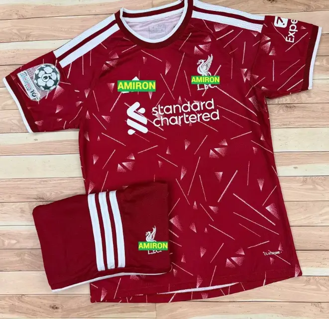 2026/27 Red Soccer Jersey & Shorts Set – Breathable Quick-Dry Football Kit