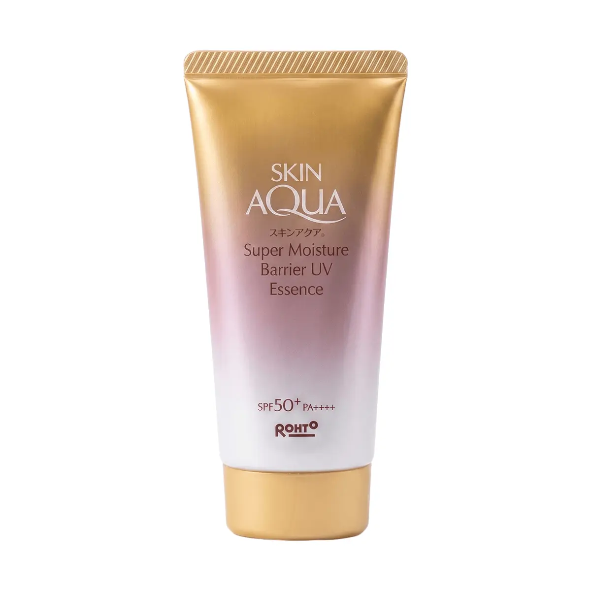 ROHTO SKIN AQUA UV Super Moisture Barrier Essence SPF50+ PA++++ 70g - Repairing & Hydrating Sunscreen