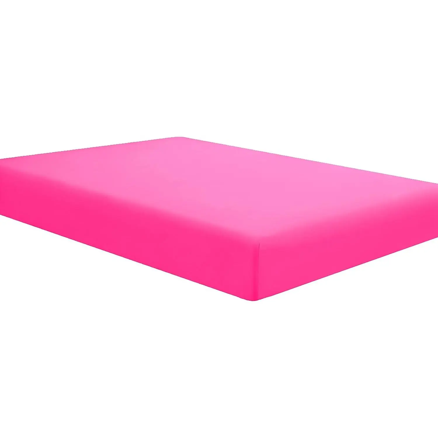 Hot Pink Fitted Sheet, 14 Inch Deep, Microfiber Sheets, Full Size