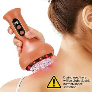 Electric massager, 9 suction modes, wireless charging, intelligent cupping massager, suitable for arms, legs, and back