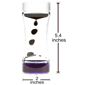 Liquid Motion Bubbler, Relaxing and Calming for Anxiety and Stress Relief, Fun Bubbler Timer Gift for Kids and Adults Ideal for Birthdays sensory toy anti anxiety