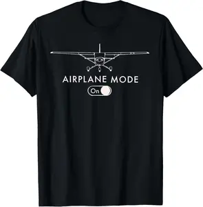 Pilot C172 Flying Gift Airplane Mode Casual Short sleeve Cotton T-Shirt
