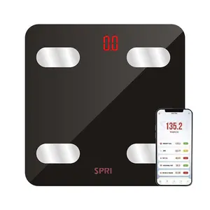 LCD digital body weight bathroom scale with step-on technology 400lb/180kg Bluetooth Does Not Support for IOS.14 15 16 17 18