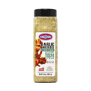 Kingsford Badia Garlic & Herbs All-Purpose Seasoning 25 oz Rustic Tuscan Style for Cooking Grilling Marinades