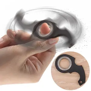 Second-Generation Fingertip Gyroscope Finger Spinner Keychain, Anxiety Relief Stress Reducing Toy, Rotatable Sensory Keychain, Anxiety Relief Product