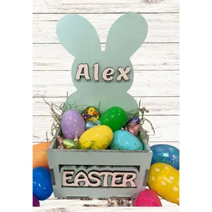Wood Crate Easter Basket