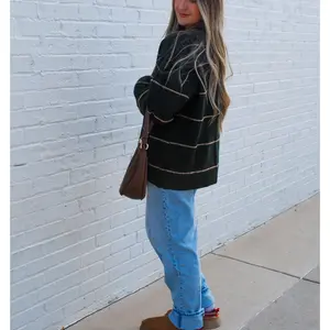 Evergreen Striped Sweater