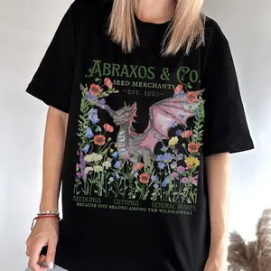 Abraxos Wyvern LICENSED Sarah J Maas Merch Acotar Shirt,  Velaris Shirt,  Book Swag Manon Blackbeak Throne Of Glass Crescent City Shirt Booktok,  Book Lover Shirt, Gift for Bookworms Book Nerd Shirt,  Reading  Shirt, Comfort Colors