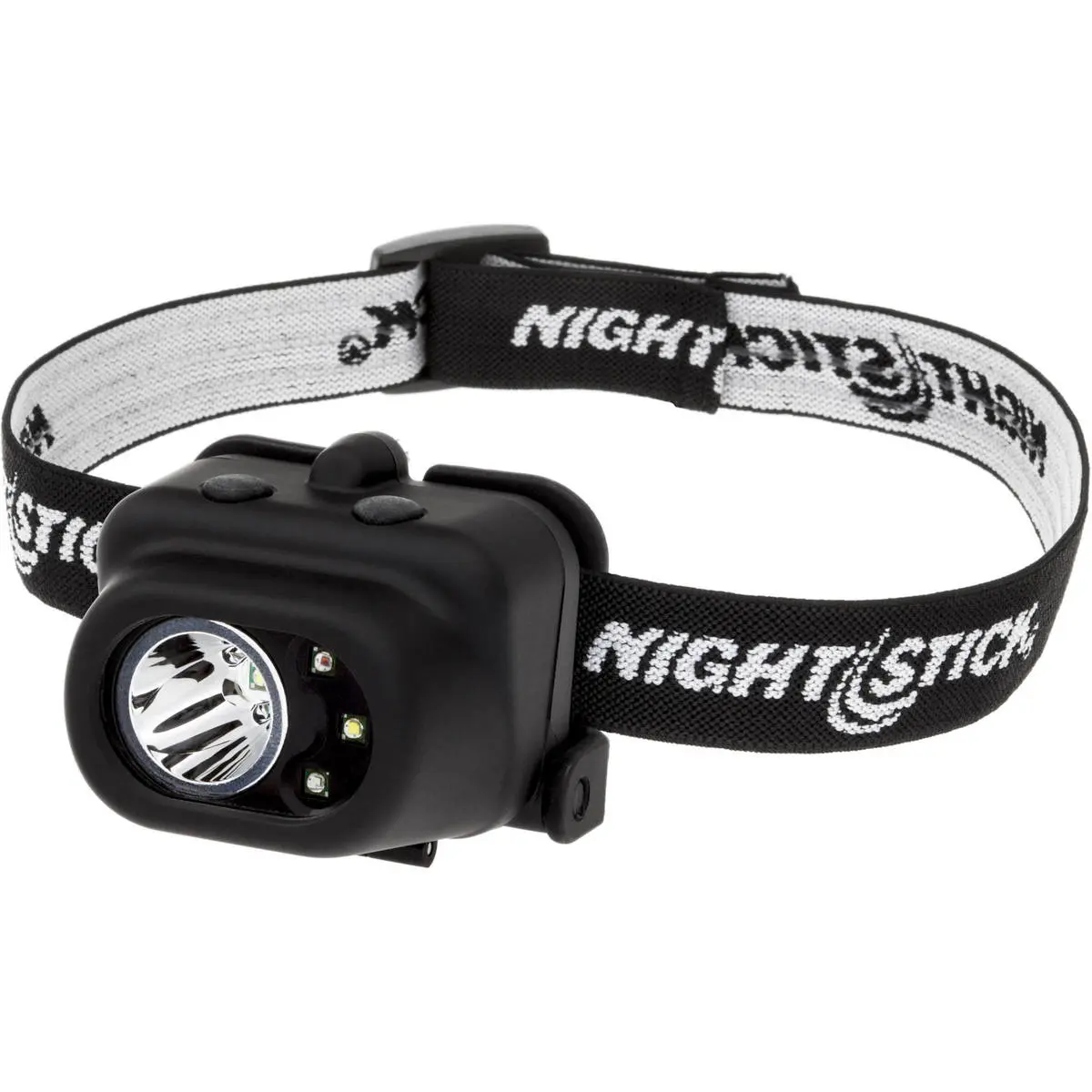Nightstick NSP-4610 Non-Rechargeable Multi-Function LED Headlamp, White Spotlight, White, Red or Green Floodlight, 150 Lumens High Spotlight, IP-X7 Waterproof, Black