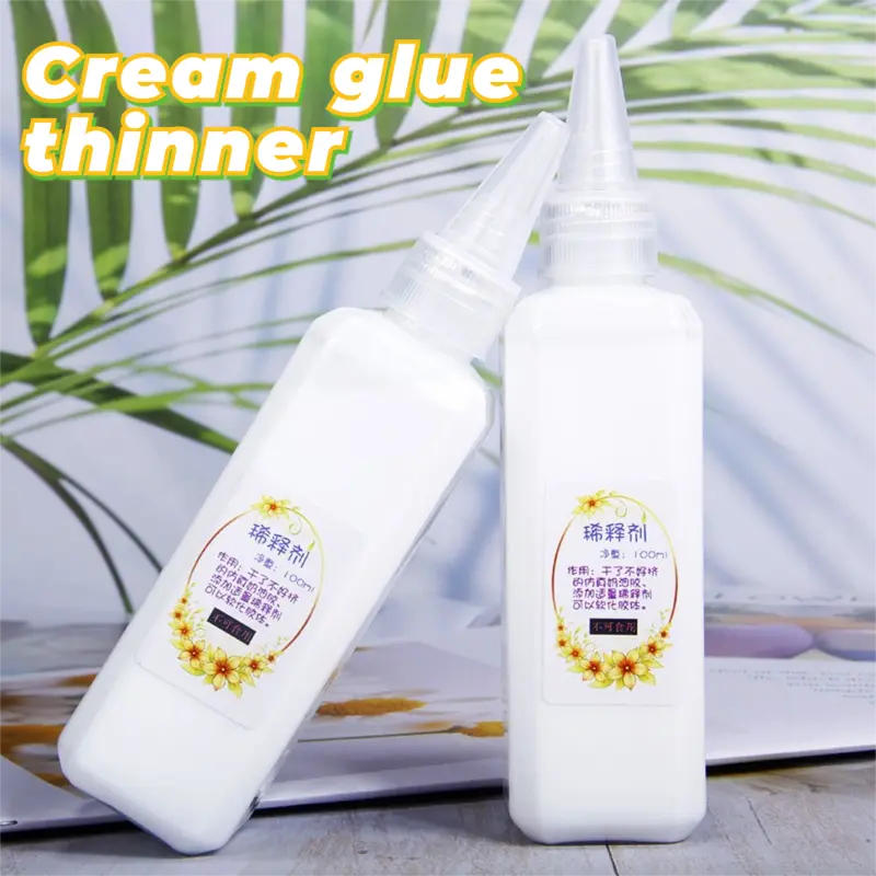 Decoden Cream Clay Diluent & Softener (100ml)| Professional Thinning Agent for Dried Simulation Whipped Cream Clay| Must-Have DIY Phone Case Craft Tool| 1pc Whipped Cream Clay Softening Liquid