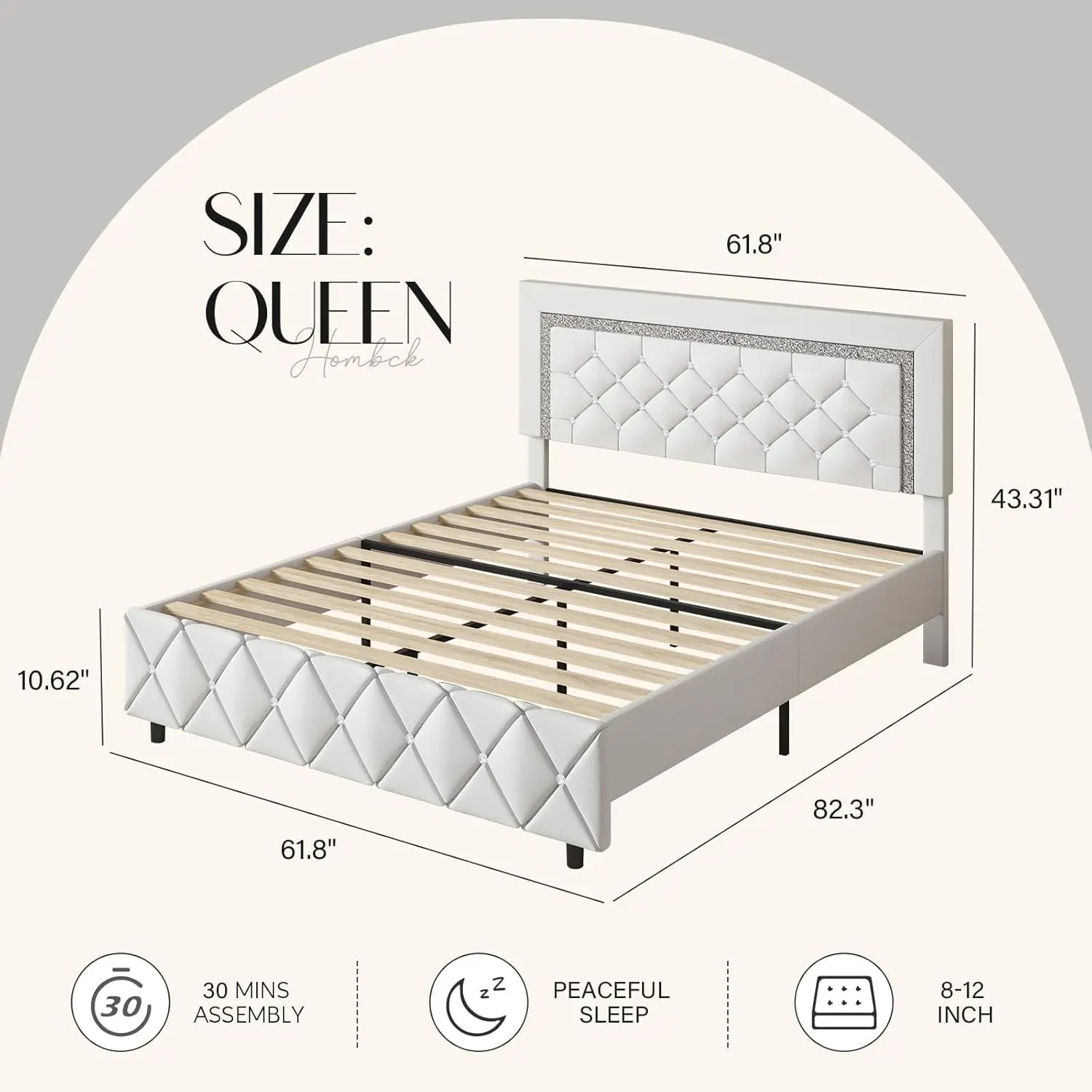 Queen Size White