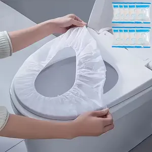 10-20pcs Disposable Toilet Seat Covers -IndividuallyWrapped, Waterproof & Anti-Slip | Travel, PublicRestrooms,Camping, Kids, Home