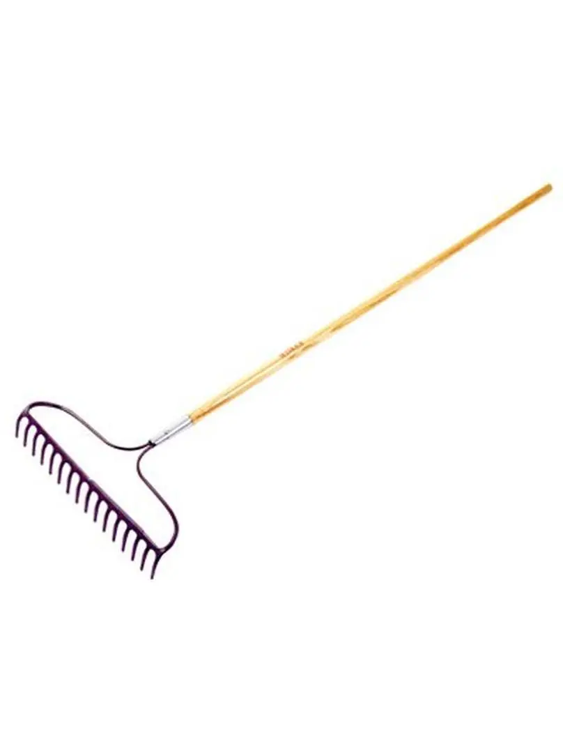 Seymour Midwest 42357 S550 Forged Steel Bow Rake, 16 in. Wood Handle, 3.13 x 16.25 x 66.25 in Dimensions, 3.92 lbs Weight