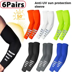 6Pairs Cooling Arm Sleeves Cover for Men & Women – Breathable, UPF 50 UV Sun Protection, Sports Arm Sleeves for Women, Men & Youth