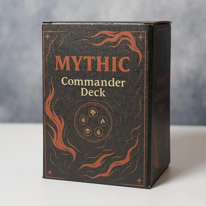 Mythic Mystery Commander Collectible TCG Deck, Authentic Sealed Trading Card Deck with Booster Packs Mythic Mystery Commander Collectible TCG Deck, Authentic Sealed Trading Card Deck with Booster Packs