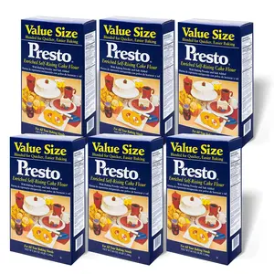 Presto Self-Rising Cake Flour With Baking Powder & Salt, 80 Oz (5 Lb) Bag, Pack of 1