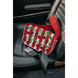 Cherry On Top Beaded Purse
