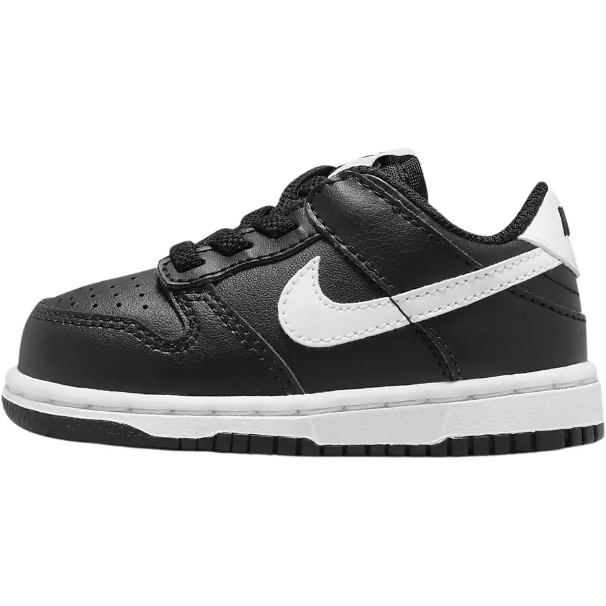 Toddler's Nike Dunk Low Black/White-Black-White (FD1233 001)