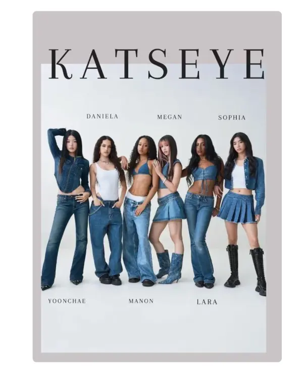 KATSEYE Poster No Framed, KATSEYE Girl Group Wall Art, Global Pop Group Decor, KATSEYE Aesthetic Posters, Pop Room Decor