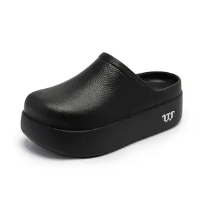 TEER 2026 Early Spring Collection: Women's stylish slip-on platform clogs, offering all-day comfort, lightweight, breathable, and durable – perfect for shopping, relaxing at home, or walking the dog, a great Christmas gift.