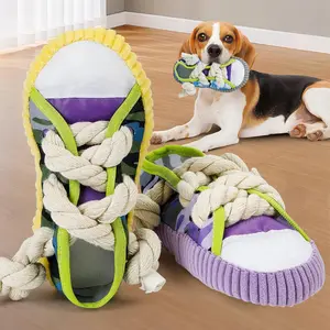 Squeaky Dog Shoe Toy Durable and sturdy chew toy for dogs Tear-resistant design Relieves boredom Suitable for small dogs