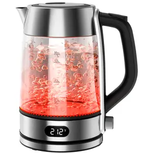 Electactic Electric Kettle,temperature adjustmenet, Stainless Steel Filter and Kettle,1.7L Tea Kettle & Hot Water Boiler For Coffee & Tea, Automatic Shut Off,1500W, Stainless Steel
