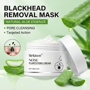2% BHA Peel-Off Nose Mask for Blackhead Removal, Deep Pore Cleaning Nose Treatment with Amazonian White Clay & Aloe Vera, Includes 60 Paper Nose Strips for Visible Pore Care, Oil Control T-Zone Blackhead Remover for Men & Women – 30g