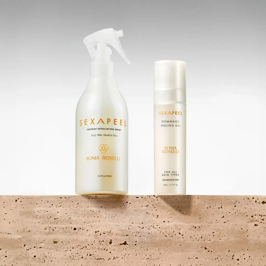 Face & Body Exfoliation Kit – Gentle Exfoliating Set for Smooth, Makeup-Ready Skin