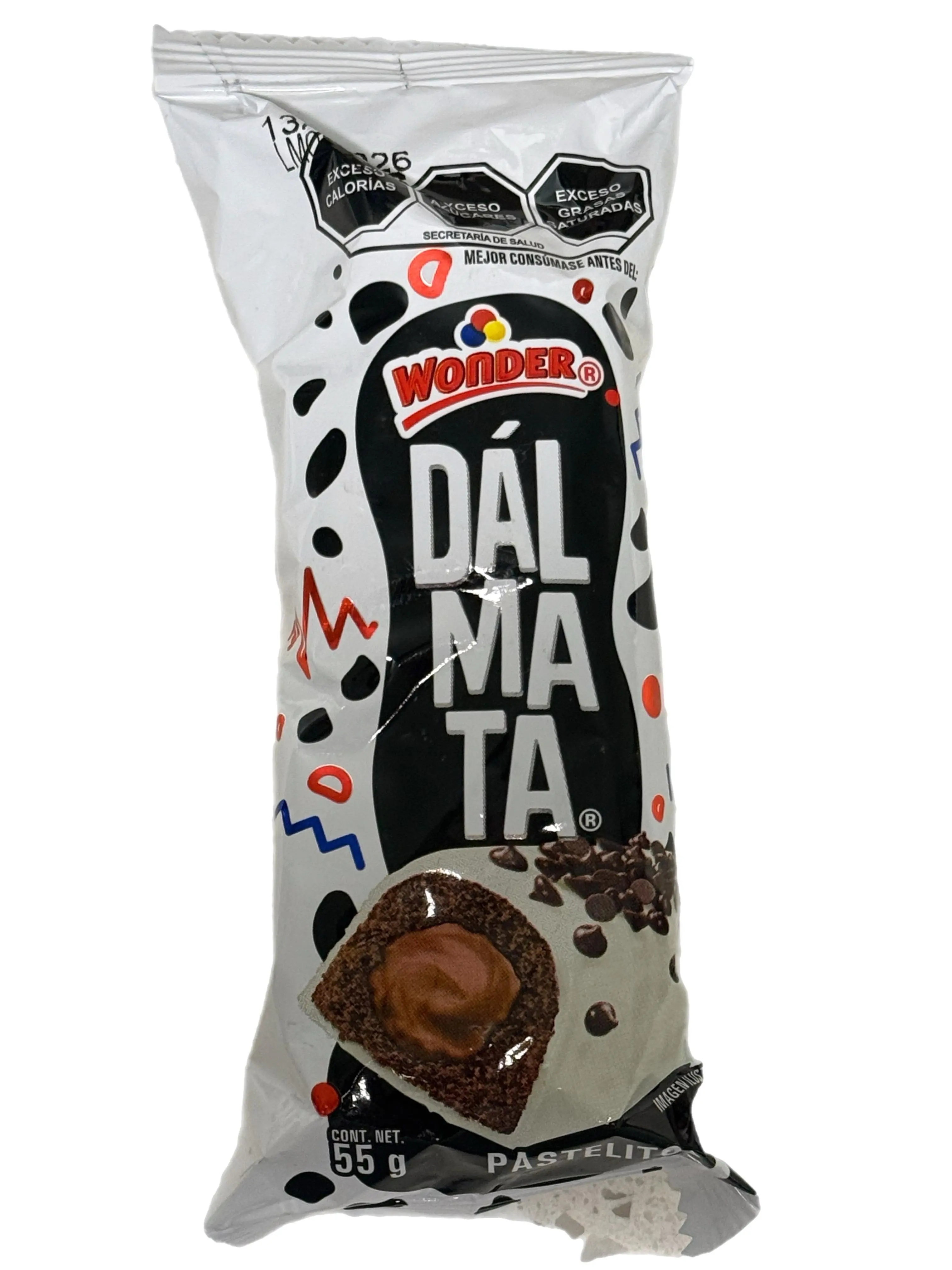 Wonder Dálmata – Mexican Chocolate Filled Snack Cake – 1.94 oz (55 g)
