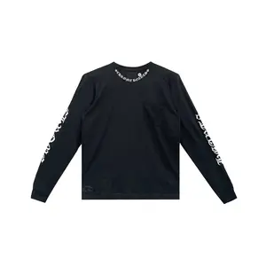 Script Collar Logo Long Sleeve "Black" CHRM0819