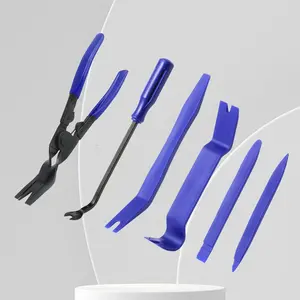 Car Interior Modification Tools 6 Piece Set, Car Audio Installation Kit, Door Panel Removal Tool, Clip Remover, Tire Repair Kit