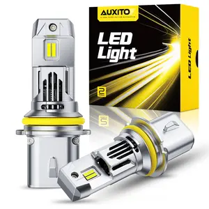 AUXITO 2025 Latest 9007 Headlight Bulbs, 6500K Cool White 800% Brighter, HB5 Light Bulbs for Fog Light, Non-polarity, Plug and Play, Pack of 2