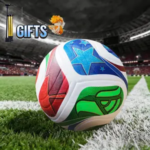 Size 5 Soccer Ball Football Durable PU Set Machine Stitched for Training & Entertainment Perfect Gift for Boys Men football training ball personalized soccer ball youth training  sports gift ideas