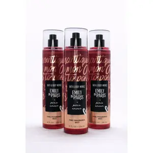 PARIS AMOUR EMILY IN PARIS Bath & Body Works Fragrance Mist 3-Pack – 8 oz Each