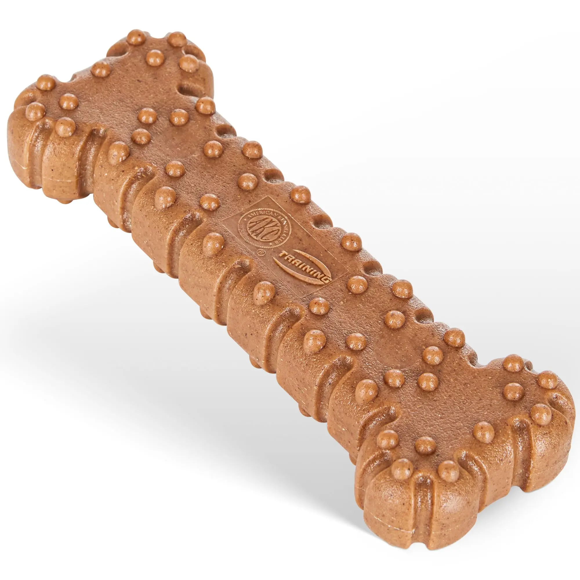 Wood Infused Beef Scented Dog Chew Studded Bone