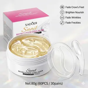Eye Mask,Fade Crow's Feet Brighten,Skin-Friendly and Fitting, Moisturize and Nourish the Skinaround the Eyes, Effectively Dilute Crow's Feet, Improve Bags and Darkcircles under the eyes, Delay aging, and Improve the Beauty of Eyes., Single Item