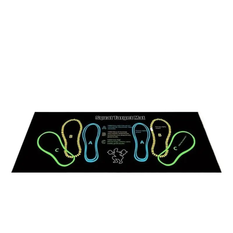 31.5''x13.7'' Non-Slip Fitness Glute Training Mat - Durable Surface, Portable Squat Assistance Tool for Dumbbell, Functional Training Workouts, Versatile Use