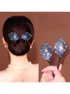 Bun maker curly hair tool lazy twist hair updo tool blue hair updo clip hair accessory women 2026 new