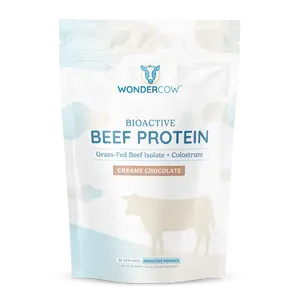 WonderCow, Bioactive Beef Protein, Muscle Recovery & Gut Health, Amino Acids & Whole Colostrum, 30 Servings