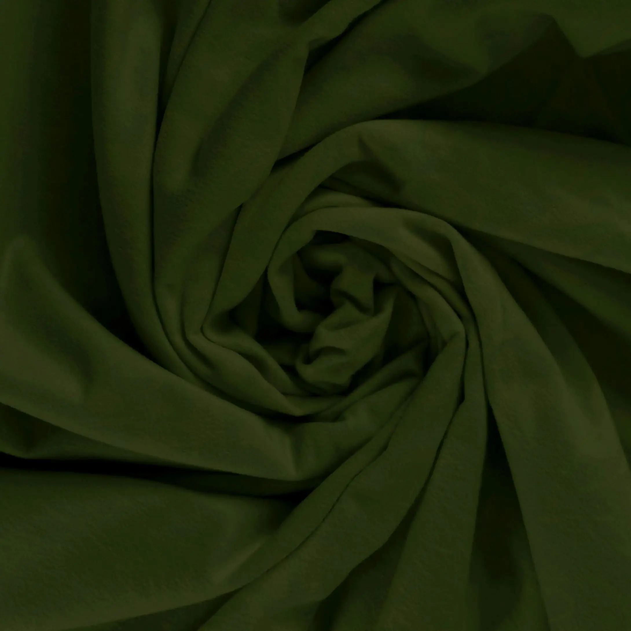 Christmas Green Solid Cotton Flannel Fabric by the Yard – Light to Medium Weight Brushed Cotton