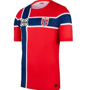Personalized Full Set Norway Soccer Jersey World Cup 2026, Custom Name Number Logo National Soccer Jersey 2