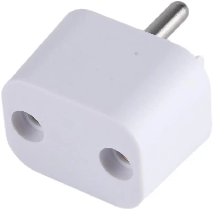 GroundLuxe Dual Grounding Outlet Adapter - Compact, Durable Construction, US-Style Compatible 3-Prong Splitter, Low-Profile Dual-Port Expander, Turns 1 Port Into 2 for Desk, Bedside, Sofa Setups to Connect 2 Grounding Products (Including Grounding Sheets)