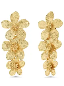 Flower Design Dangle Earrings, Fashionable Jewelry for Women, Trendy All-match & Exquisite Jewelry for Birthday Gift, High Quality Earrings