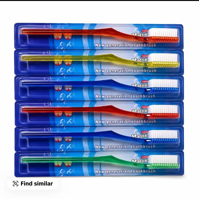 Matrix New Generation Toothbrush - 6-Pack soft toothbrushes for daily Oral Care