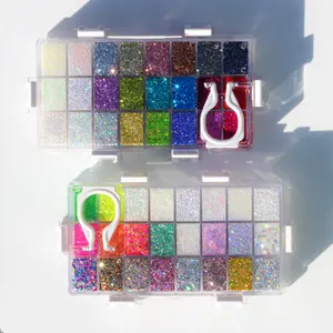 SPACECASE Glitter PRO Palette Bundle - 48 Shade Pro Glitter Gel Palettes with Bestselling Spacepaste, Spacejam, and Glowjam Shades by Lemonhead LA