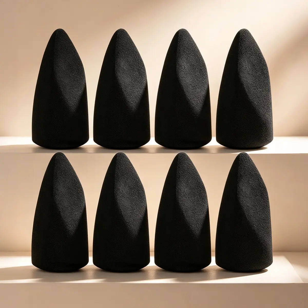 Maange 8-Piece Multi-Functional Makeup Sponges, Beauty Sponges, Professional Cosmetic Tools, Ideal for Foundation Application, Durable Design