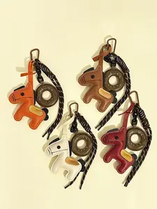 Unique Simulation Donut Pony Keychain, Stylish Keychain, Keychain Lanyard, Suitable For Hanging Commuting Bags/Canvas Bags, Gentle Color Matching, Fits Most Bags, Practical And Beautiful For Quick Key Finding, Perfect New Year/Holiday Gift