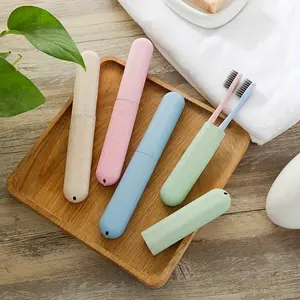 Travel Toothbrush Holder, Compact Mini Toothbrush Case, Portable Toothbrush Storage Box, Small Dental Kit Organizer, Travel Essentials