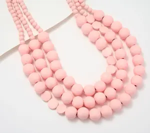 Susan Graver Multi-Strand Beaded Necklace